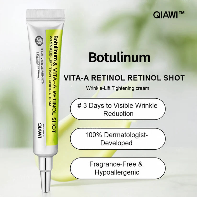 ✨Final 3 Hours: 70%OFF🔥 Botulinum & Vita-A Retinol Shot Wrinkle-Lift Tightening cream✨