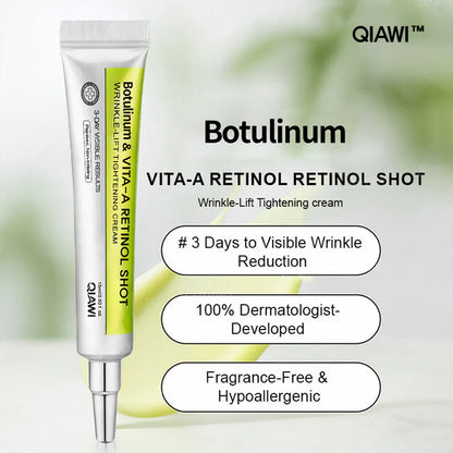 ✨Final 3 Hours: 70%OFF🔥 Botulinum & Vita-A Retinol Shot Wrinkle-Lift Tightening cream✨