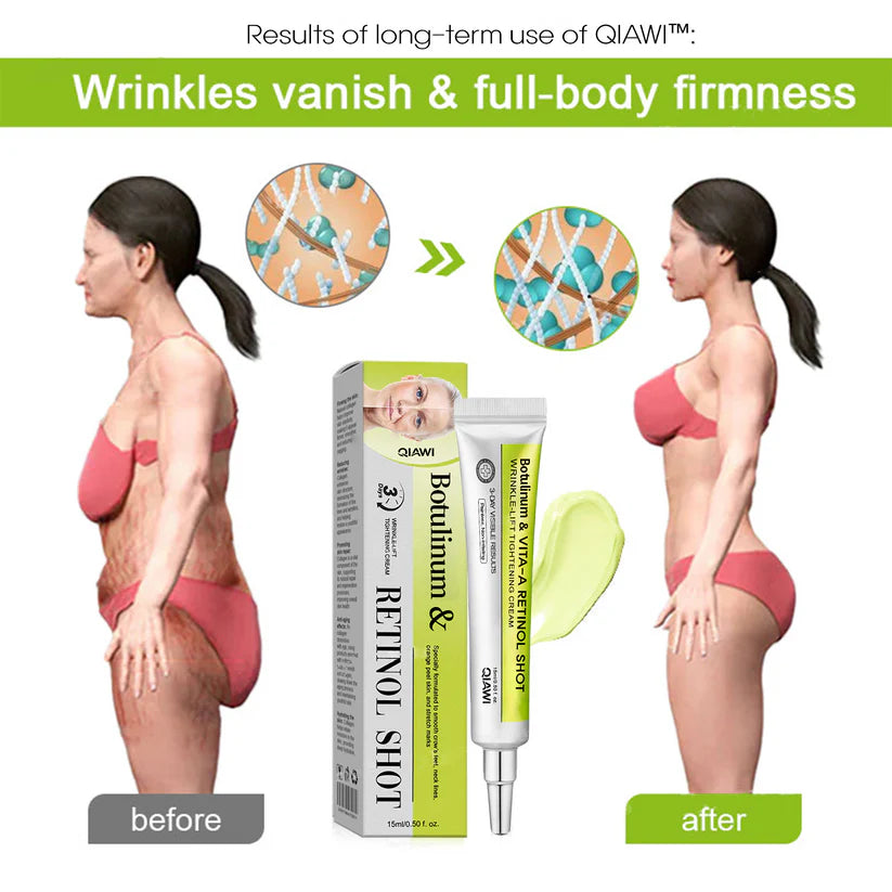 ✨Final 3 Hours: 70%OFF🔥 Botulinum & Vita-A Retinol Shot Wrinkle-Lift Tightening cream✨