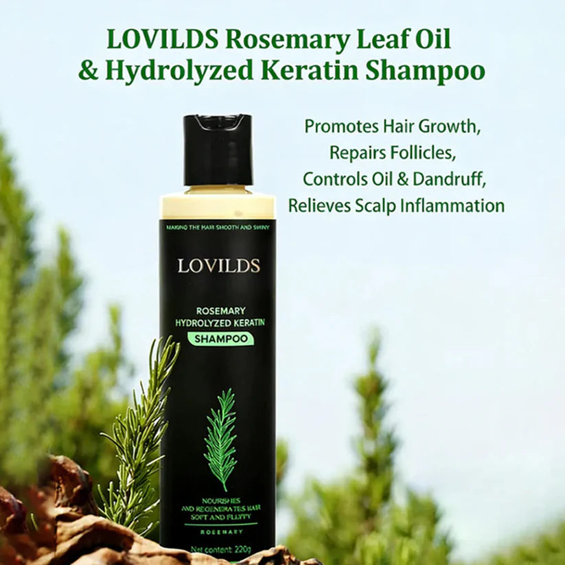🔥Final 3 Hours: 70%OFF🔥 Rosemary Hydrolyzed Keratin Shampoo