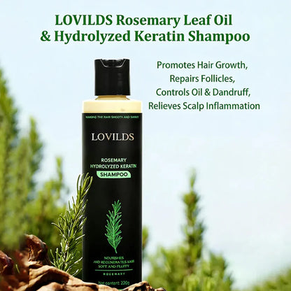 🔥Final 3 Hours: 70%OFF🔥 Rosemary Hydrolyzed Keratin Shampoo