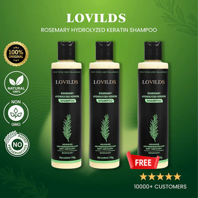 🔥Final 3 Hours: 70%OFF🔥 Rosemary Hydrolyzed Keratin Shampoo