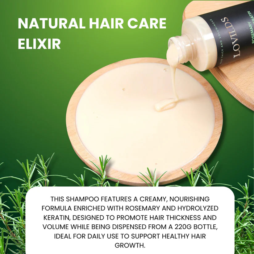 🔥Final 3 Hours: 70%OFF🔥 Rosemary Hydrolyzed Keratin Shampoo
