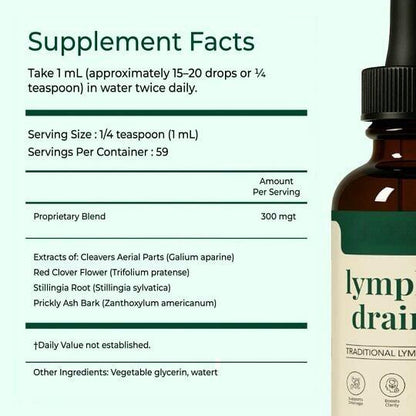 🌿Herbal Wellness Drops — Cleavers, Red Clover, Stillingia Root & Prickly Ash Bark Daily Support Big sale