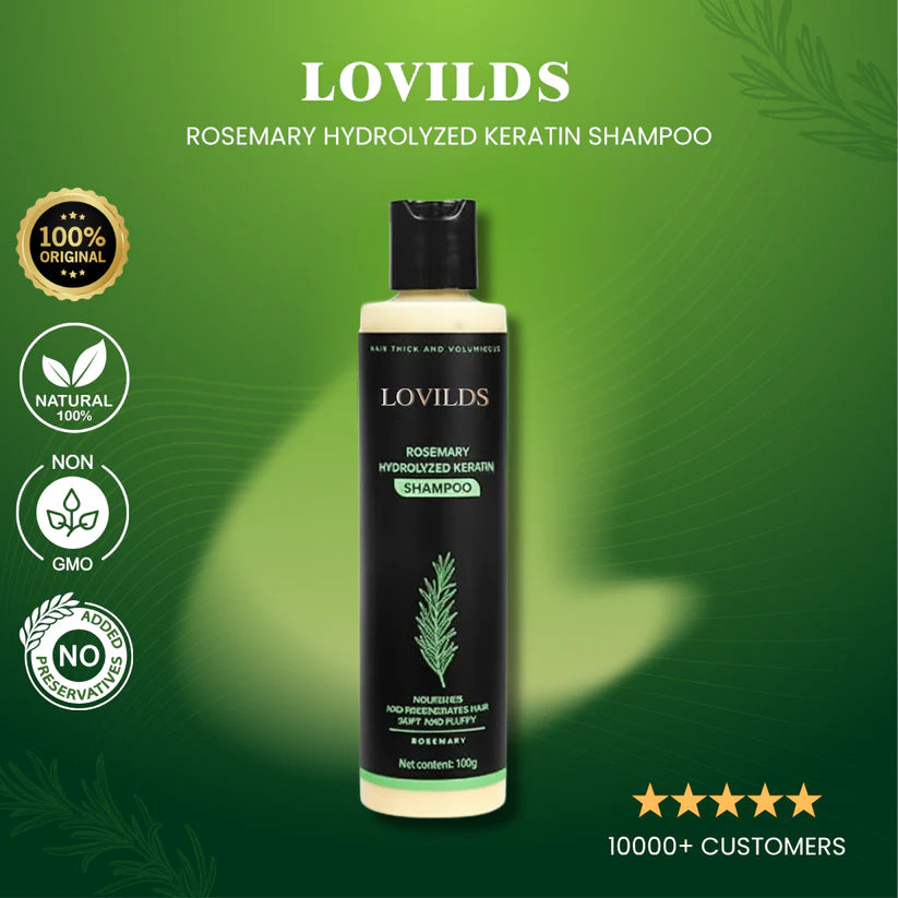 🔥Final 3 Hours: 70%OFF🔥 Rosemary Hydrolyzed Keratin Shampoo