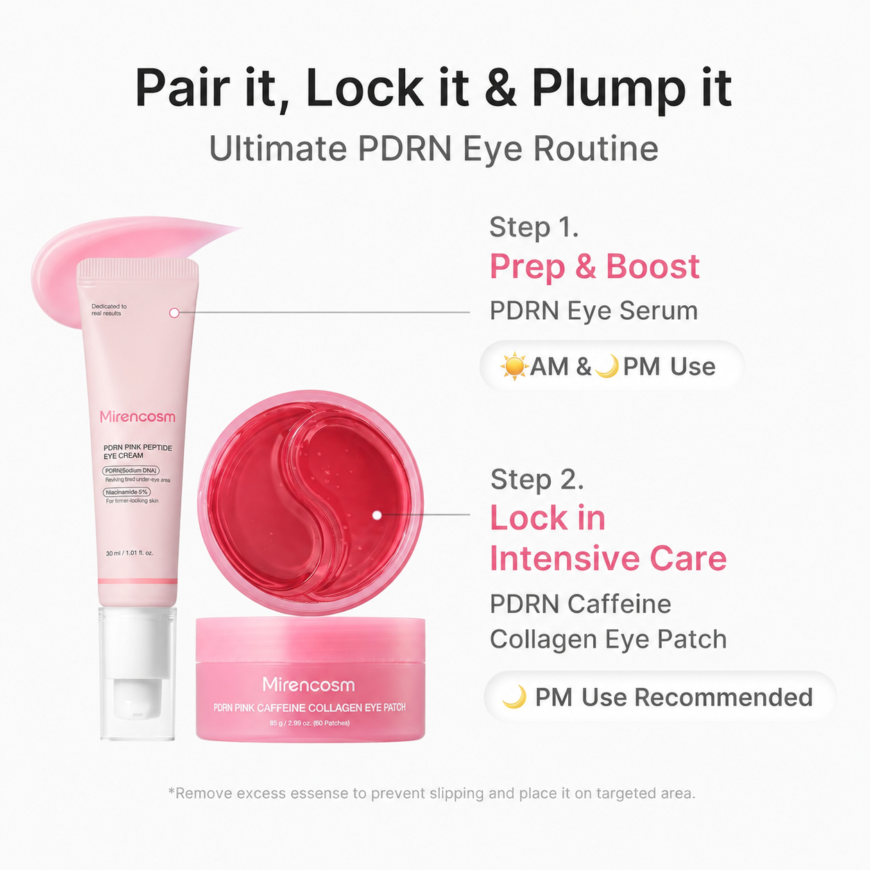 ⏰ Buy 1 Get 1 Free — Refresh Tired Under-Eyes with PDRN Pink Caffeine Collagen Eye Patches Big Sale