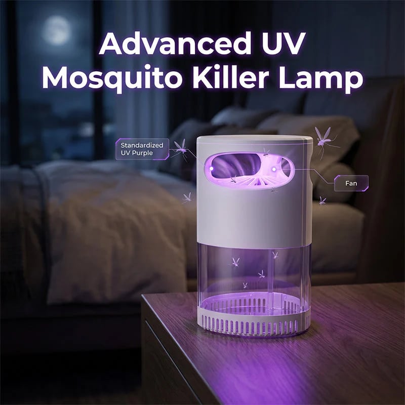 🦟🔥LAST DAY SALE 49% OFF-Mosquito Killer Lamp – quiet, USB, chemical-free. 50K+ sold! 🔇🌙 Big sale