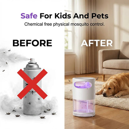 🦟🔥LAST DAY SALE 49% OFF-Mosquito Killer Lamp – quiet, USB, chemical-free. 50K+ sold! 🔇🌙 Big sale
