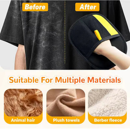 Remove pet hair in seconds