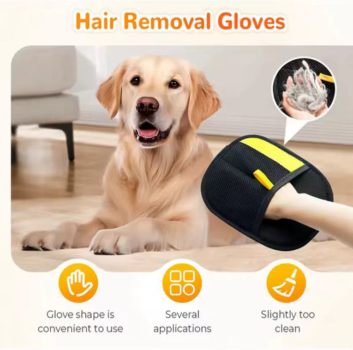 Remove pet hair in seconds