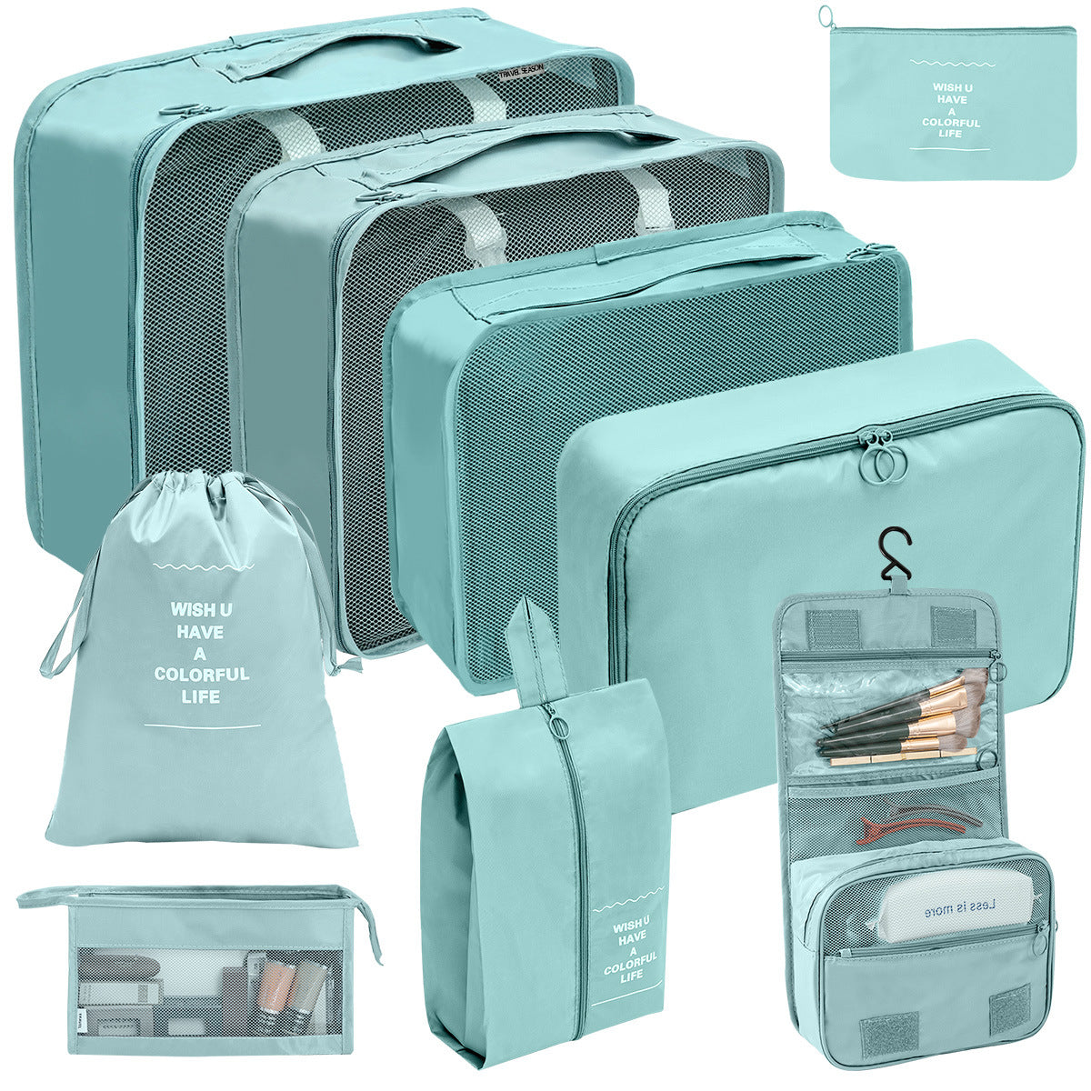 Travel Packing Cube Organizer Set – Space-Saving Luggage Bags for Neat, Easy & Stress-Free Packing