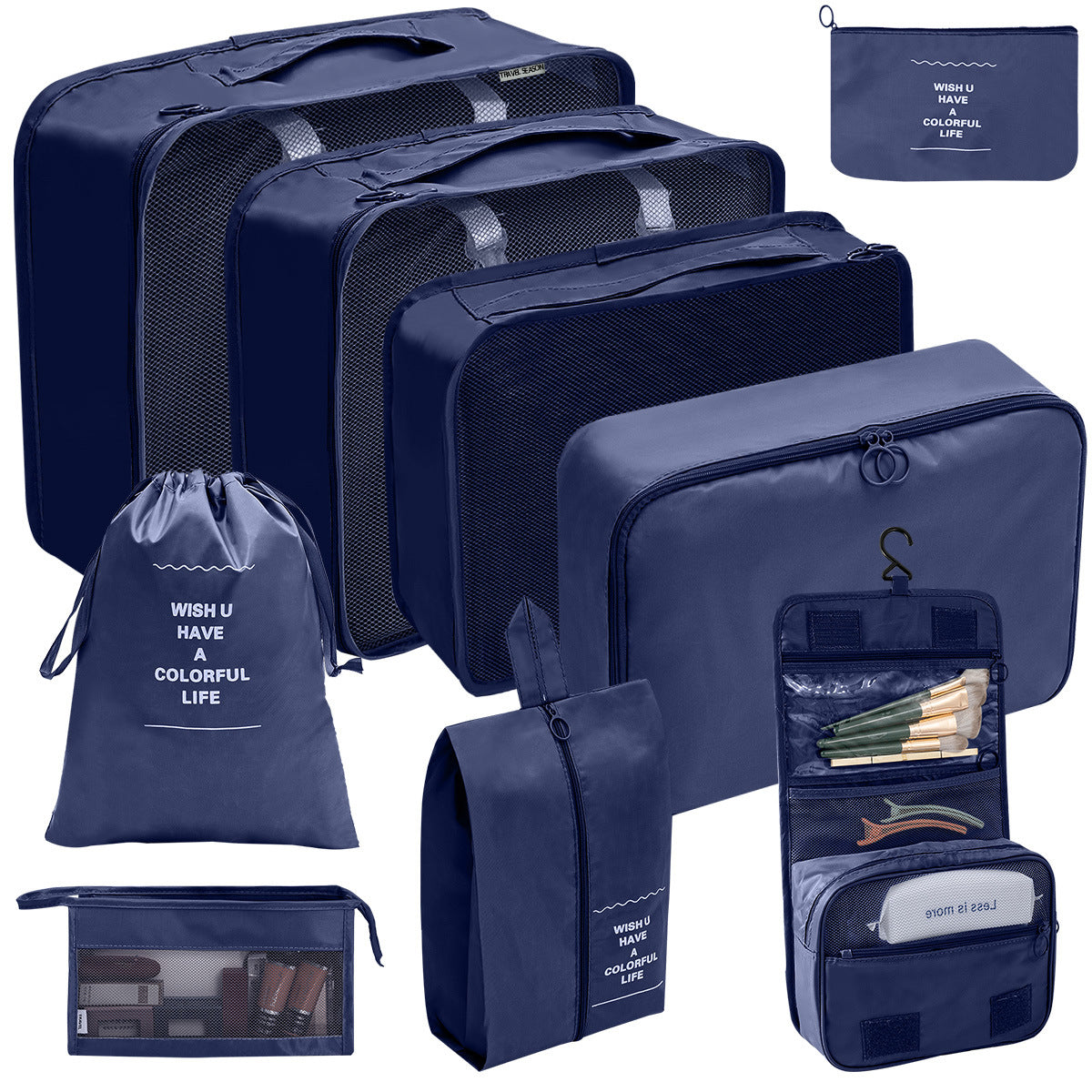 Travel Packing Cube Organizer Set – Space-Saving Luggage Bags for Neat, Easy & Stress-Free Packing
