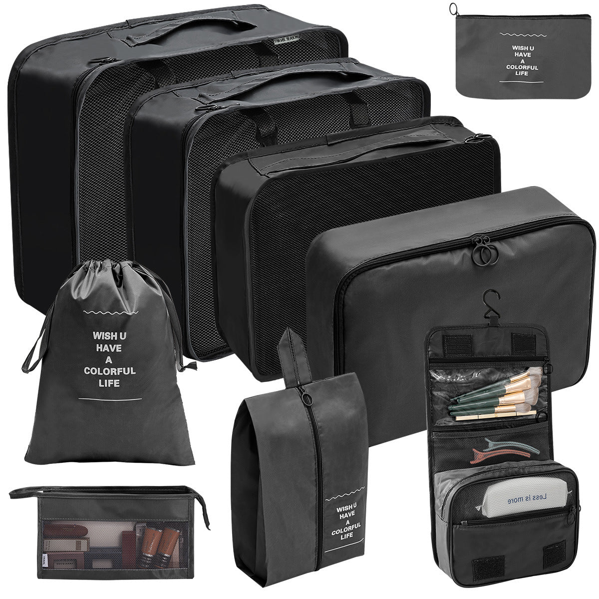 Travel Packing Cube Organizer Set – Space-Saving Luggage Bags for Neat, Easy & Stress-Free Packing