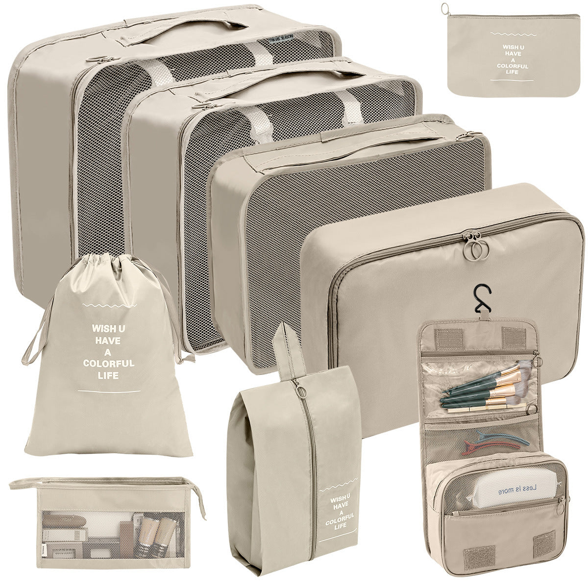 Travel Packing Cube Organizer Set – Space-Saving Luggage Bags for Neat, Easy & Stress-Free Packing