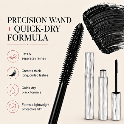 LAST DAY - BUY 1 GET 1 FREE💜Waterproof Curling & Lengthening Mascara Big sale